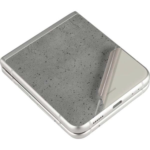 Speckle Grey Concrete Galaxy Z Flip3 5G Skin