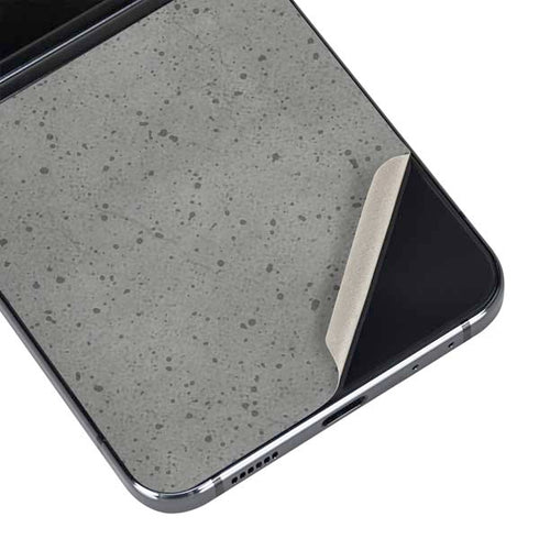 Speckle Grey Concrete Galaxy Z Flip5 5G Skin