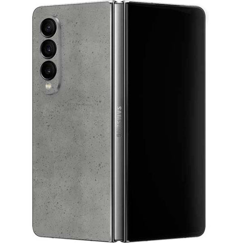 Speckle Grey Concrete Galaxy Z Fold4 5G Skin