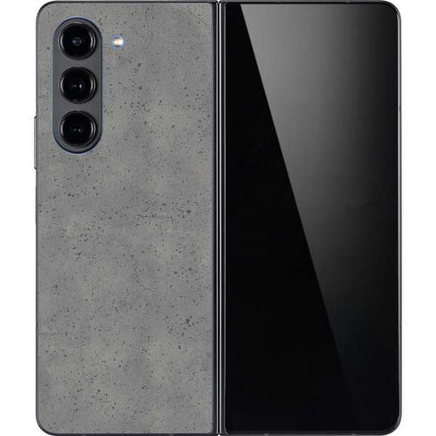 Speckle Grey Concrete Galaxy Z Fold5 5G Skin