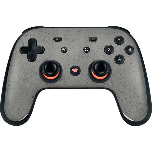 Speckle Grey Concrete Google Stadia Controller Skin