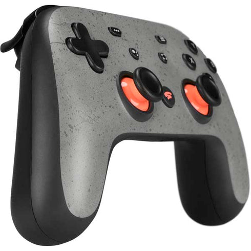 Speckle Grey Concrete Google Stadia Controller Skin