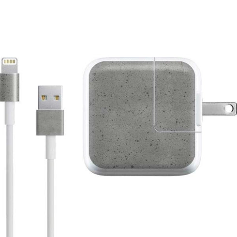 Speckle Grey Concrete iPad Charger (10W USB) Skin