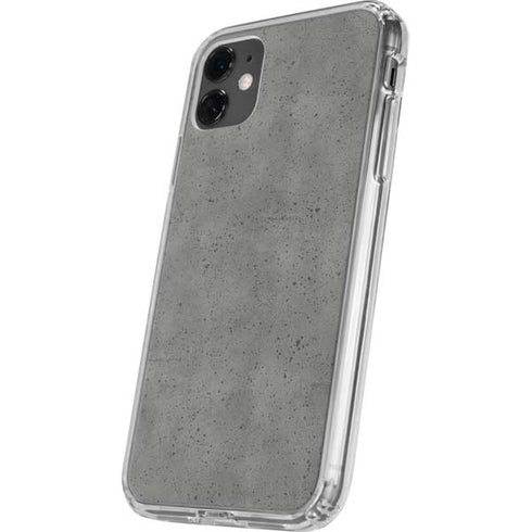 Speckle Grey Concrete iPhone 11 Clear Case