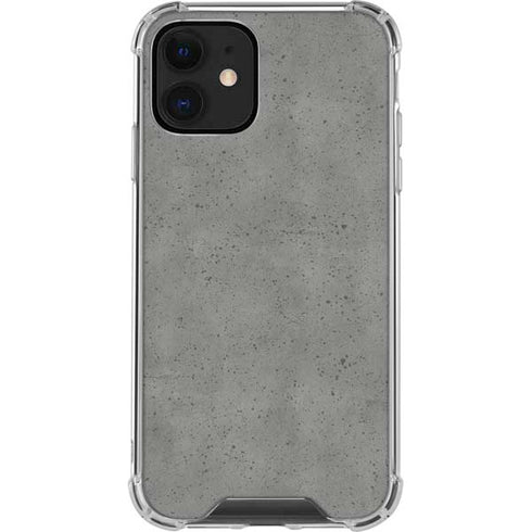 Speckle Grey Concrete iPhone 12 Clear Case