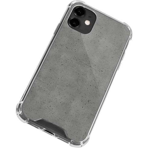 Speckle Grey Concrete iPhone 12 Clear Case
