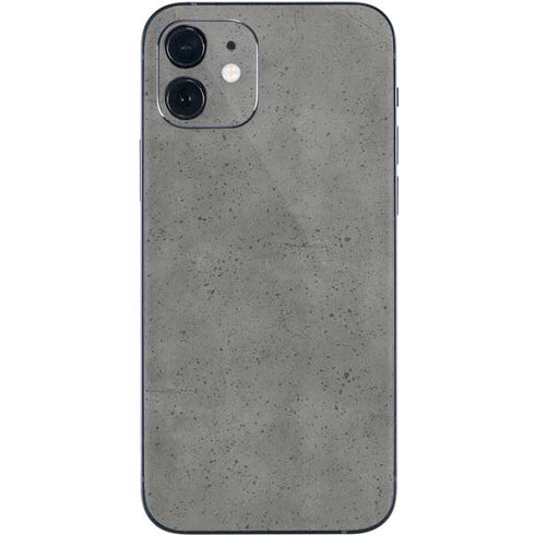 Speckle Grey Concrete iPhone 12 Mini Skin