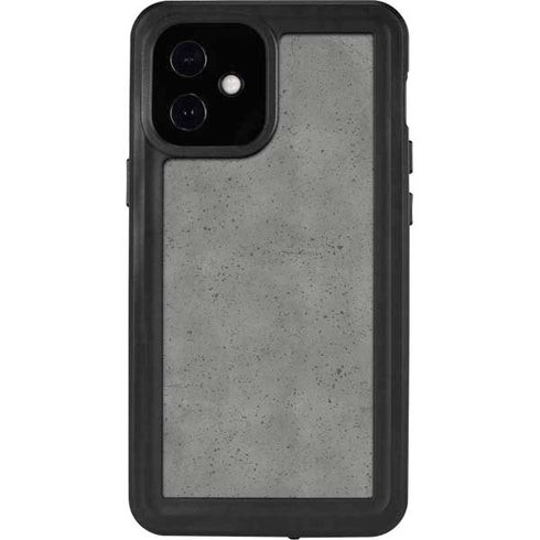 Speckle Grey Concrete iPhone 12 Mini Waterproof Case