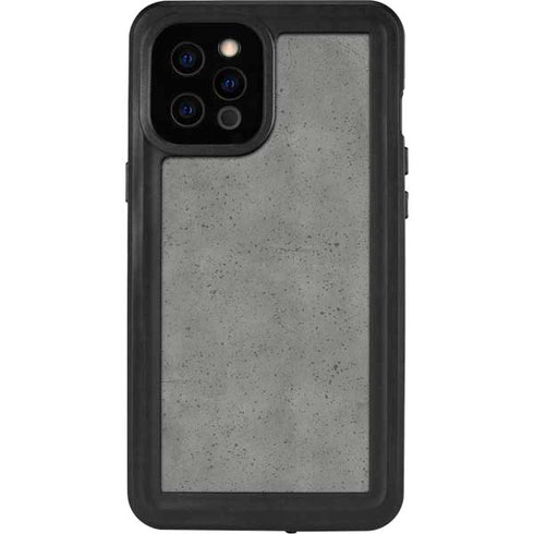 Speckle Grey Concrete iPhone 12 Pro Max Waterproof Case