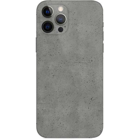 Speckle Grey Concrete iPhone 12 Pro Skin