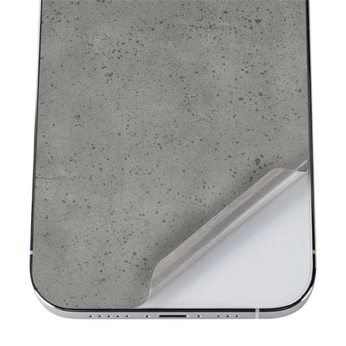 Speckle Grey Concrete iPhone 12 Pro Skin