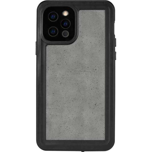 Speckle Grey Concrete iPhone 12 Pro Waterproof Case