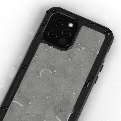 Speckle Grey Concrete iPhone 12 Pro Waterproof Case