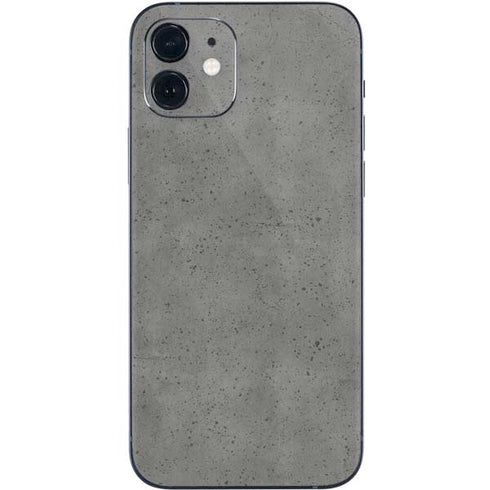 Speckle Grey Concrete iPhone 12 Skin