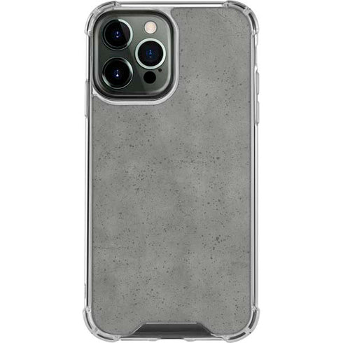 Speckle Grey Concrete iPhone 13 Pro Max Clear Case