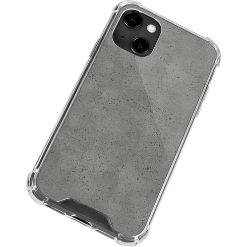 Speckle Grey Concrete iPhone 14 Clear Case