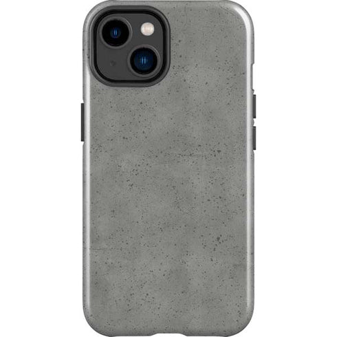 Speckle Grey Concrete iPhone 15 Plus Impact Case