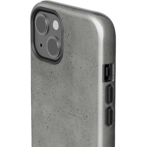 Speckle Grey Concrete iPhone 15 Plus Impact Case