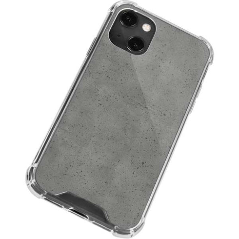 Speckle Grey Concrete iPhone 14 Plus Clear Case