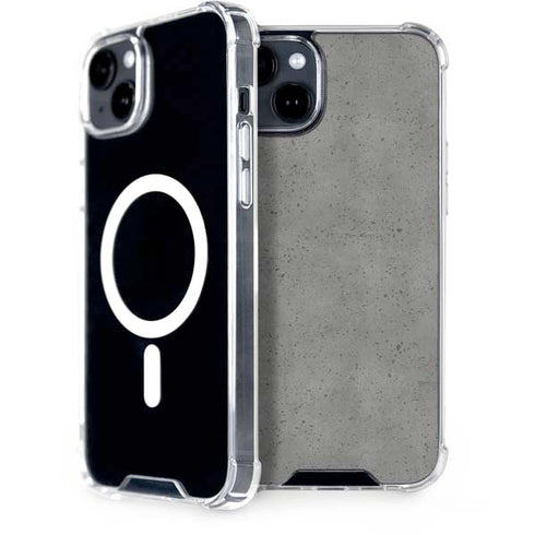 Speckle Grey Concrete iPhone 15 Plus MagSafe Case
