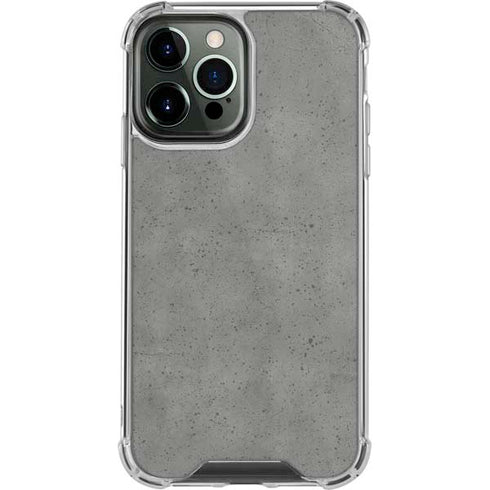 Speckle Grey Concrete iPhone 14 Pro Max Clear Case