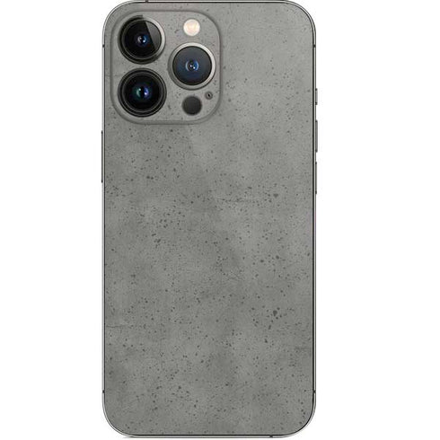 Speckle Grey Concrete iPhone 14 Pro Skin