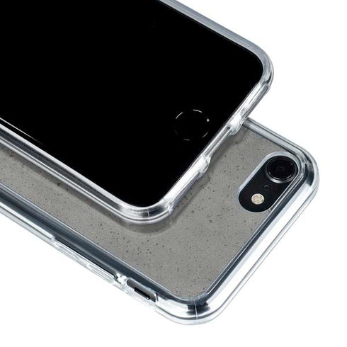 Speckle Grey Concrete iPhone SE (2nd & 3rd Gen) Clear Case