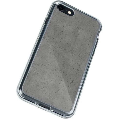 Speckle Grey Concrete iPhone SE (2nd & 3rd Gen) Clear Case
