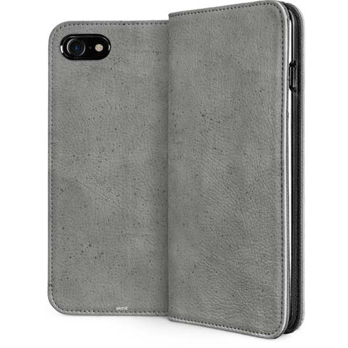 Speckle Grey Concrete iPhone SE (2nd & 3rd Gen) Folio Case