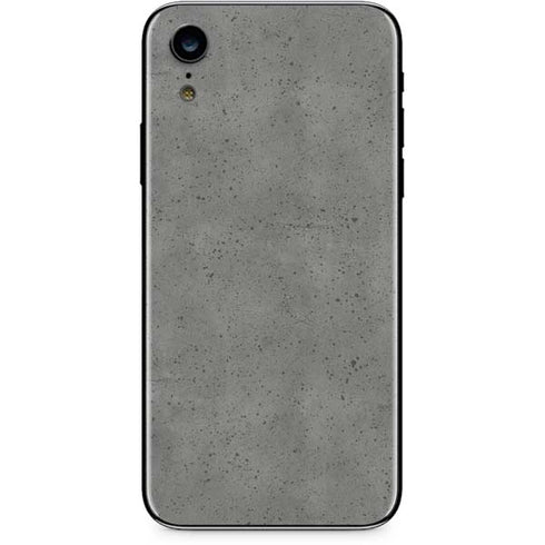 Speckle Grey Concrete iPhone XR Skin