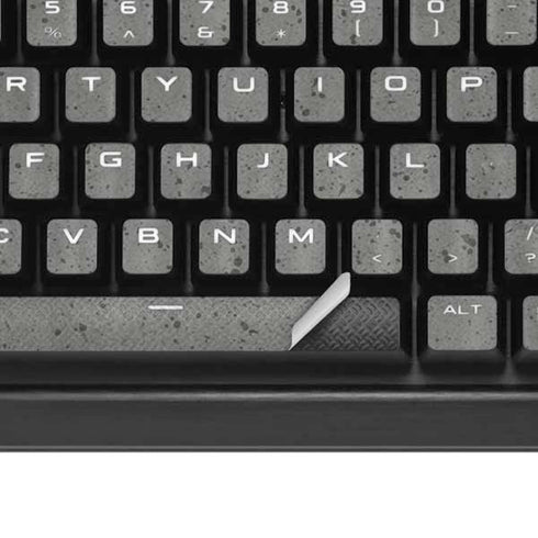 Speckle Grey Concrete K95 RGB PLATINUM Mechanical Gaming Keyboard Skin