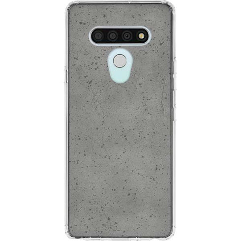 Speckle Grey Concrete LG Stylo 6 Clear Case