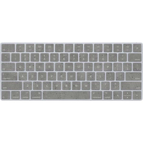 Speckle Grey Concrete Magic Keyboard Skin