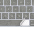 Speckle Grey Concrete Magic Keyboard Skin