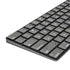 Speckle Grey Concrete Magic Keyboard with Numeric Keypad Skin