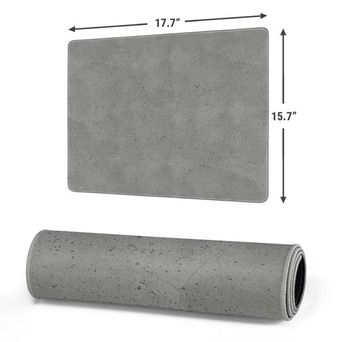 Speckle Grey Concrete Gaming Mouse Pad