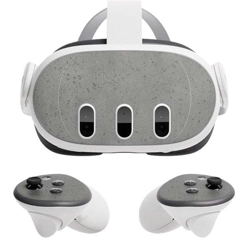 Speckle Grey Concrete Meta Quest 3 Skin