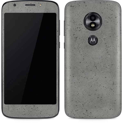 Speckle Grey Concrete Moto E5 Play Skin