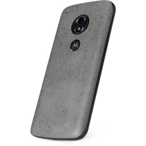 Speckle Grey Concrete Moto E5 Play Skin