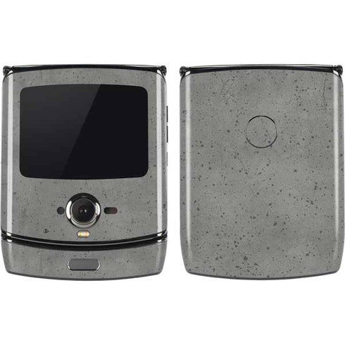 Speckle Grey Concrete Motorola RAZR Skin