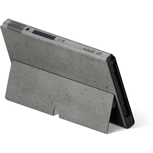 Speckle Grey Concrete Nintendo Switch OLED (2021) Skin