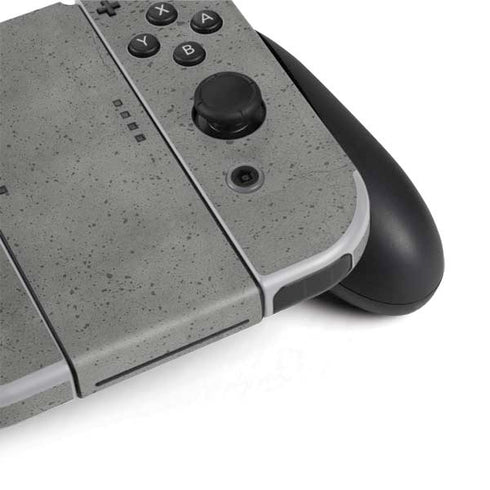 Speckle Grey Concrete Nintendo Switch OLED (2021) Skin