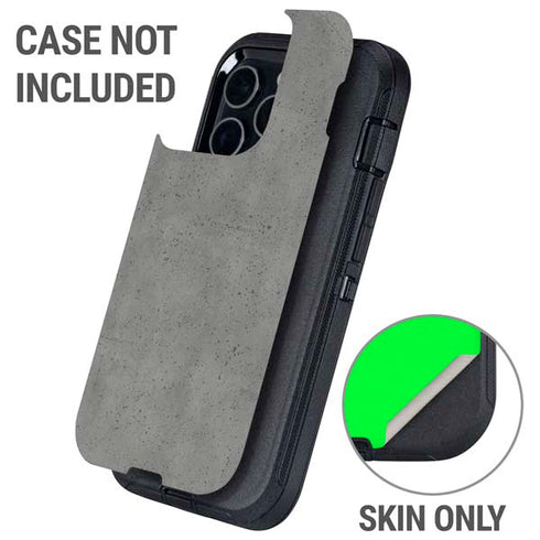 Speckle Grey Concrete Otterbox Defender iPhone Skin