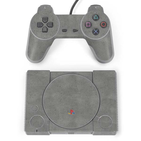 Speckle Grey Concrete PlayStation Classic Bundle Skin