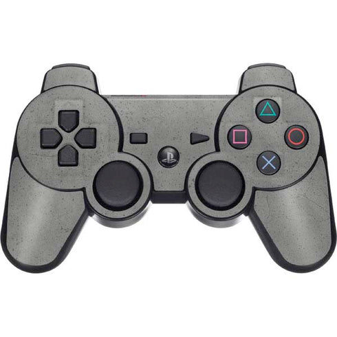 Speckle Grey Concrete PS3 Dual Shock wireless controller Skin