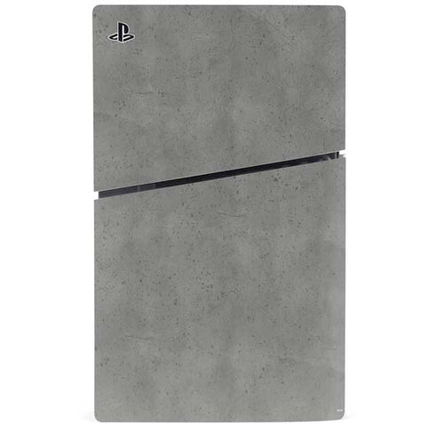 Speckle Grey Concrete PS5 Slim Digital Edition Bundle Skin