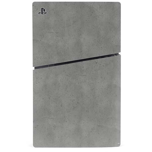 Speckle Grey Concrete PS5 Slim Digital Edition Console Skin