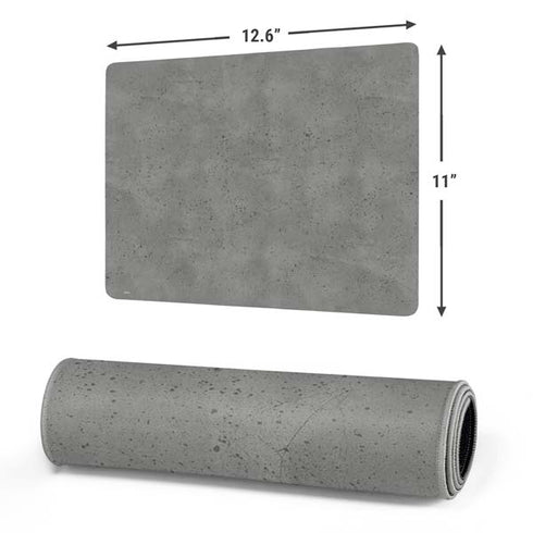 Speckle Grey Concrete Gaming Mouse Pad