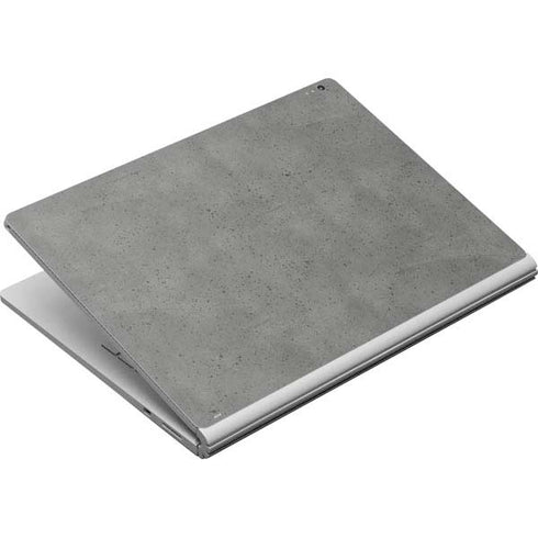 Speckle Grey Concrete Surface Book Skin