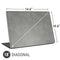 Speckle Grey Concrete Universal Laptop 18in (14.6 x 10.6in) Skin